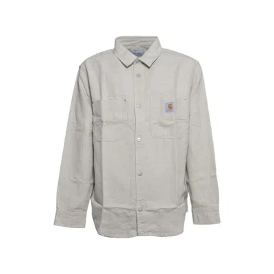Carhartt Wip Sullivan Canvas Shirt Jac With Classic Button-up Design In Gray