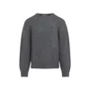 Carhartt Crew Neck Sweater With Ribbed Cuffs And Hem In Green