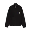 Carhartt Wool Blend Half-zip Sweater In Black