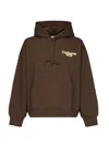 Carhartt Wip Hooded Charm Link Sweatshirt In Brown In Brown