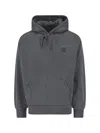 Carhartt Wip Dark Grey Cotton Hooded Vista Sweat In Gray