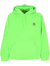 Carhartt Green Hooded Industry Hoodie In Green