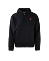 Carhartt Hooded Heart Ii Hartt Sweat Jacket In Black