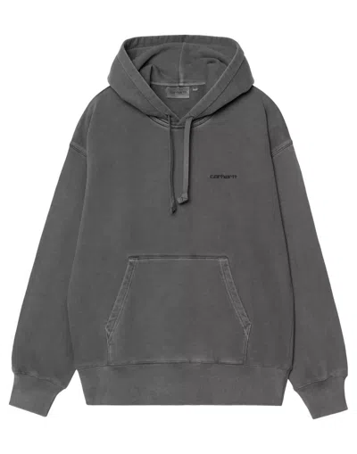 Carhartt Duster Script Hoodie In Black