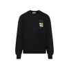 Carhartt Clover Embroidered Sweatshirt In Black