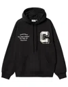 Carhartt Hooded Sweatshirt With Brown In Black