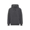 Carhartt Hooded Cotton Vista Sweater With Tonal Details And Logo Patch In Gray