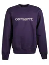 Carhartt Wip Sweatshirt With Logo In Purple