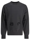 Carhartt Crew Neck Long Sleeves Cuffs And Hem In Gray