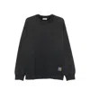 Carhartt Hudson Black Sweatshirt In Black