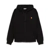 Carhartt Cotton Blend Sweatshirt With Logo In Black