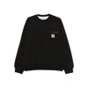 Carhartt Zip-pocket Sweatshirt In Black