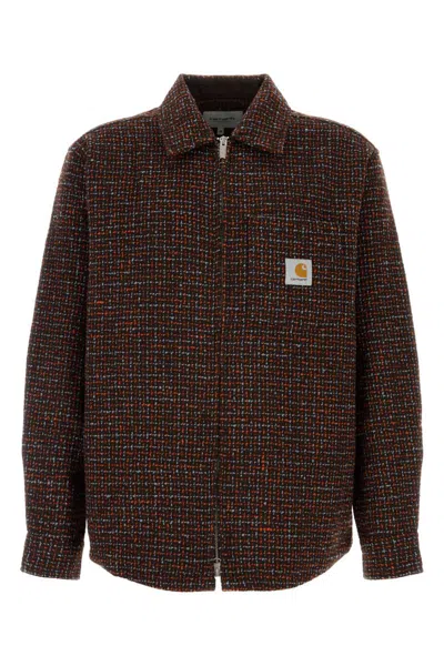 Carhartt Work In Progress Bellamy Shirt Jacket In Brown