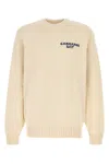 Carhartt Mens Natural Helix Graphic-print Knitted Sweater In Neutral