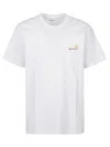 Carhartt Organic Cotton T-shirt With Frontal Logo In Gray