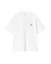 Carhartt Mens White Helix Crewneck Cotton-jersey T-shirt In White
