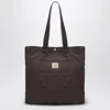 Carhartt Bayfield Tote Bag Front Pocket Design In Brown