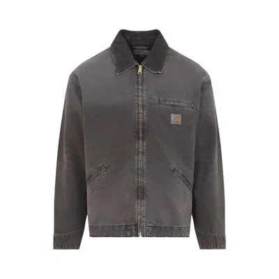 Carhartt Wip Tobacco Og Detroit Jacket In Gray