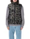 Carhartt Wip Springfield Vest In Camo Duck Grey
