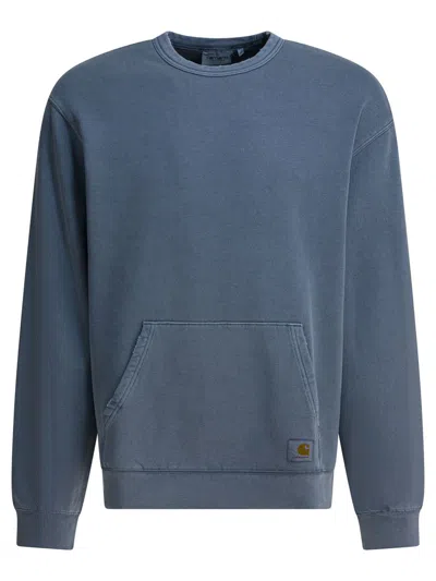 Carhartt Wip "torion Seat" Crewneck Sweatshirt In Blue