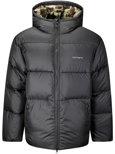 Carhartt Toronto Hooded Down Jacket In Black