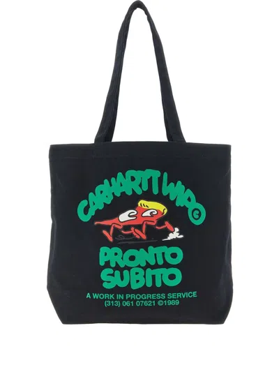 Carhartt Wip Tote Bag With Print In Multi