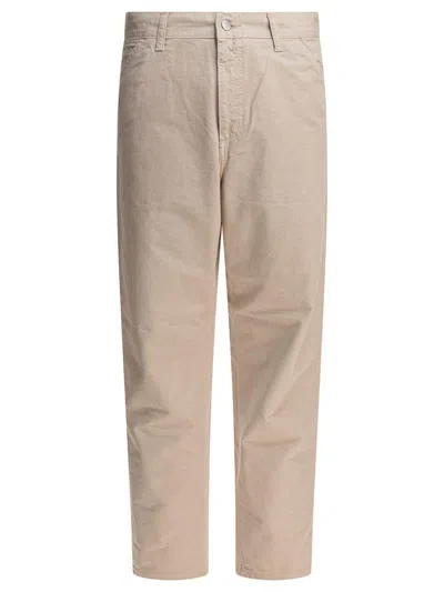 Carhartt Wip Trousers In Neutral