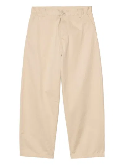 Carhartt Wip Trousers In Brown
