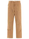 Carhartt Trousers In Beige