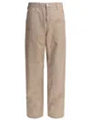 Carhartt Beige Dearborn Canvas Double Knee Pants In Beige