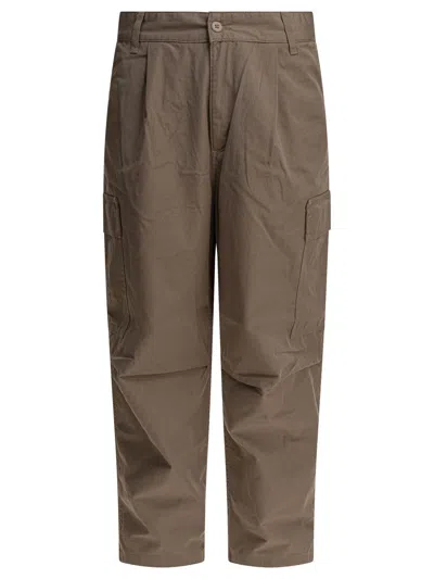 Carhartt Wip Trousers In Brown
