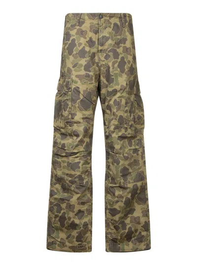 Carhartt Columbia Green Cargo Pants In Multi
