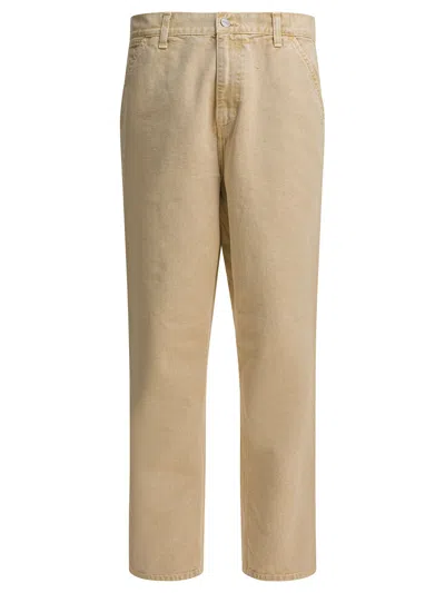 Carhartt Wip Trousers In Metallic