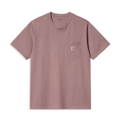 Carhartt Wip Tshirt With Pocket In Pink