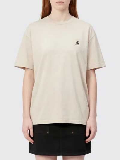 Carhartt Wip T-shirt Woman Color Beige In Neutral