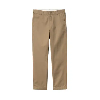 Carhartt Wip Twill Master Pants In Italian In Gray