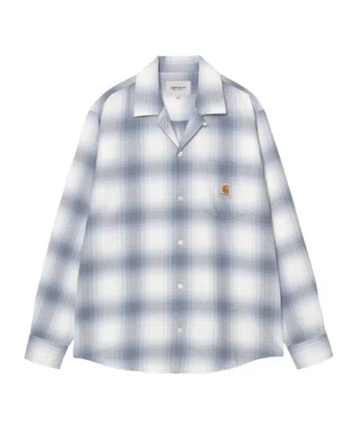 Carhartt Wip Tyers Check Long-sleeve Shirt In White