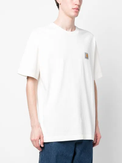 Carhartt Wip Unisex S/s Nelson T-shirt In D6gd Wax (garment Dyed)