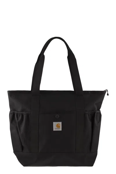 Carhartt Wip Utility Tote Bag In Recycled Canvas In Black