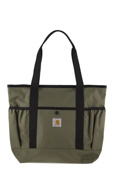 Carhartt Wip Utility Tote Bag In Recycled Canvas In Olive