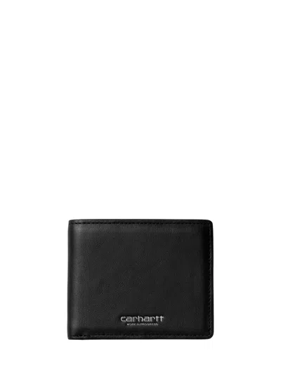 Carhartt Wip Vegas Bifold Wallet In Black