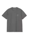 Carhartt Cotton T-shirt With Logo And Short Sleeves In Black
