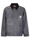 Carhartt W Alumni Chore Coat In Gray