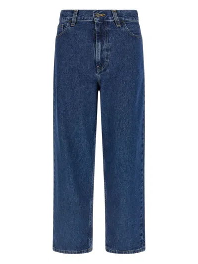 Carhartt Navy Noxon Jeans In Blue Stone Washed