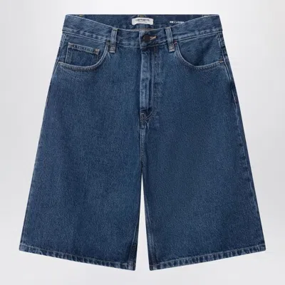 Carhartt Brandon Loose Fit Cotton Shorts In Stone Washed