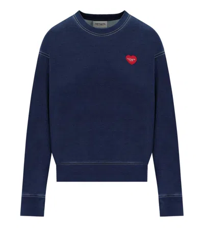 Carhartt Wip W' Ingo Blue Sweatshirt