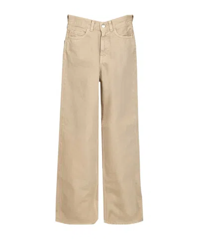 Carhartt Wip W Jane Wide-leg Jeans In Brown