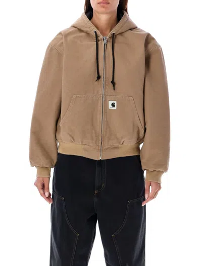 Carhartt W Og Active Jacket In Brown