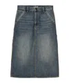 Carhartt Wip W' Single Knee Denim Skirt In Blue