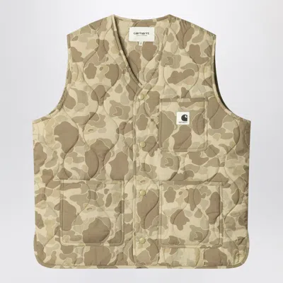 Carhartt W Skyler Vest Camo Duck Desert In Print